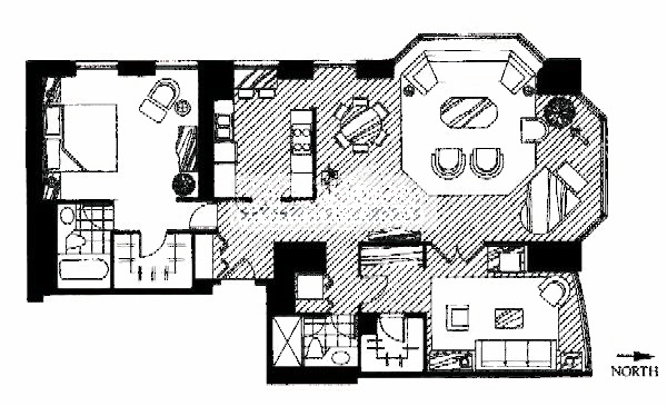 100 E Huron Floorplan - 02 Tier*