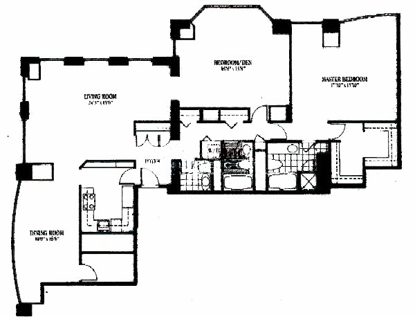 100 E Huron Floorplan - 04 Tier*