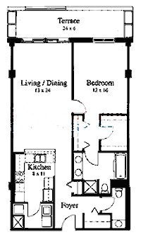 33 W Huron Floorplan - I Tier*