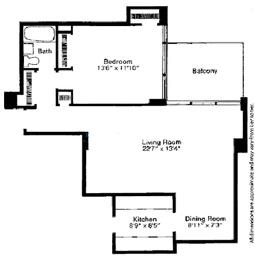 3430-3440 N Lake Shore Drive Floorplan - C, K Tier