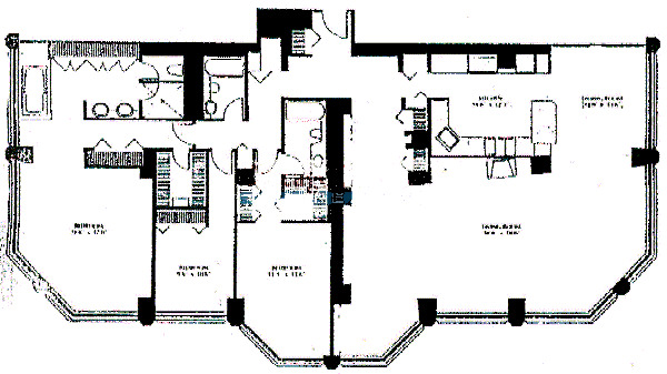 405 N Wabash Floorplan - Penthouse*