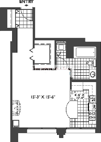 33 W Ontario Floorplan - Park D Tier*