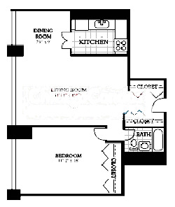 655 W Irving Park Floorplan - 13 & 15 Tiers