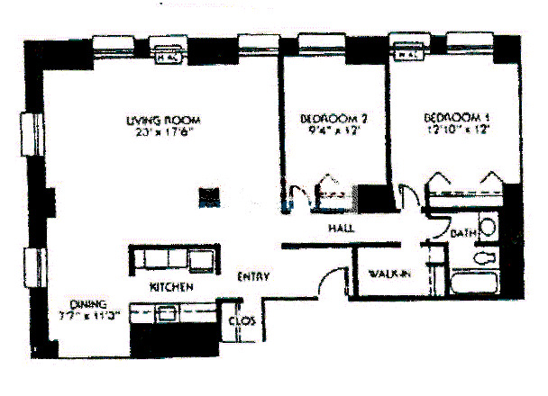 600 S Dearborn Floorplan - 01, 11 Tier*