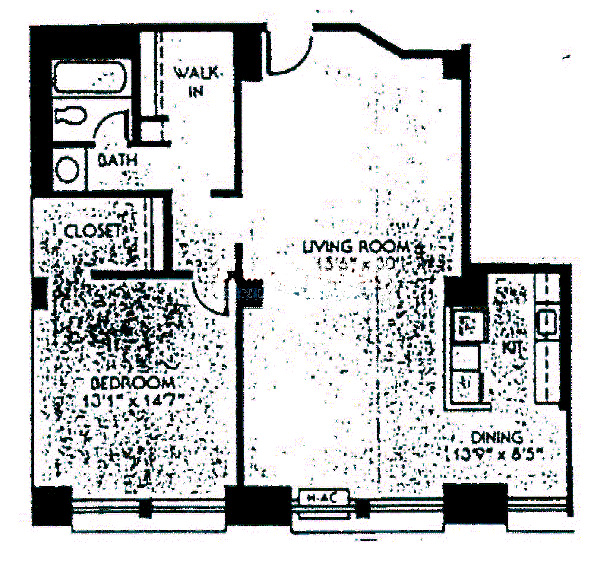 600 S Dearborn Floorplan - 06, 12 Tier