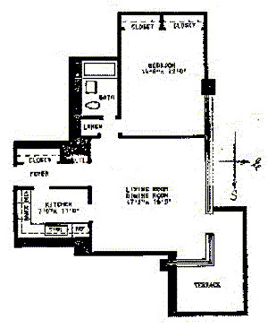 6301 N Sheridan Floorplan - F Tier
