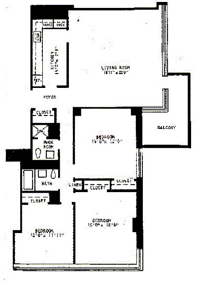 6301 N Sheridan Floorplan - R Tier*