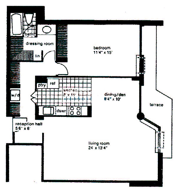 4170 N Marine Drive Floorplan - The Mersey C, D, G, H, M Tiers