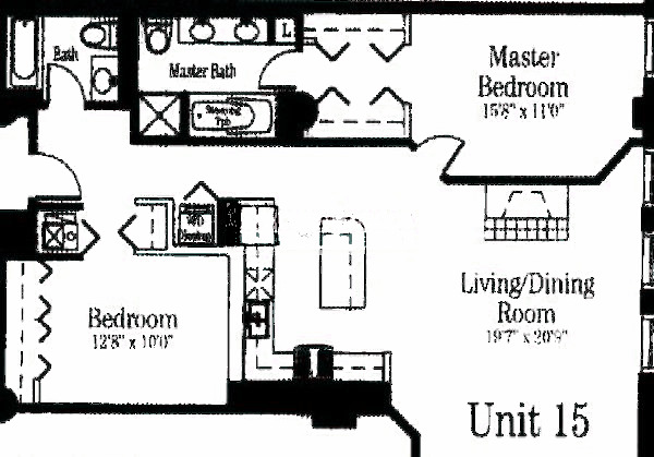 720 N Larrabee Floorplan - 15 Tier