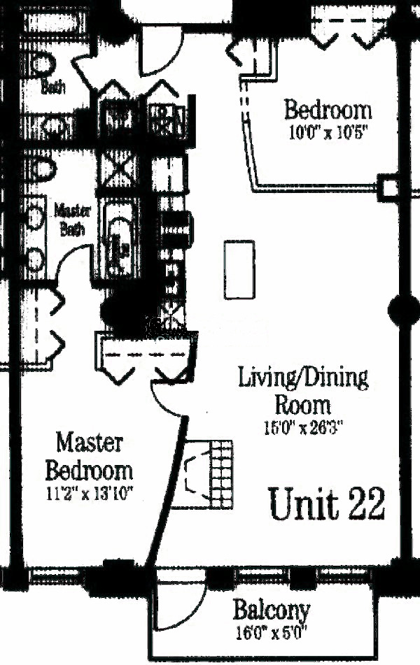 720 N Larrabee Floorplan - 22 Tier