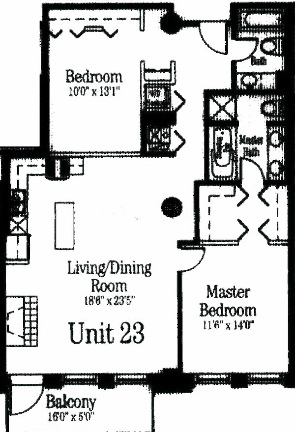 720 N Larrabee Floorplan - 23 Tier*
