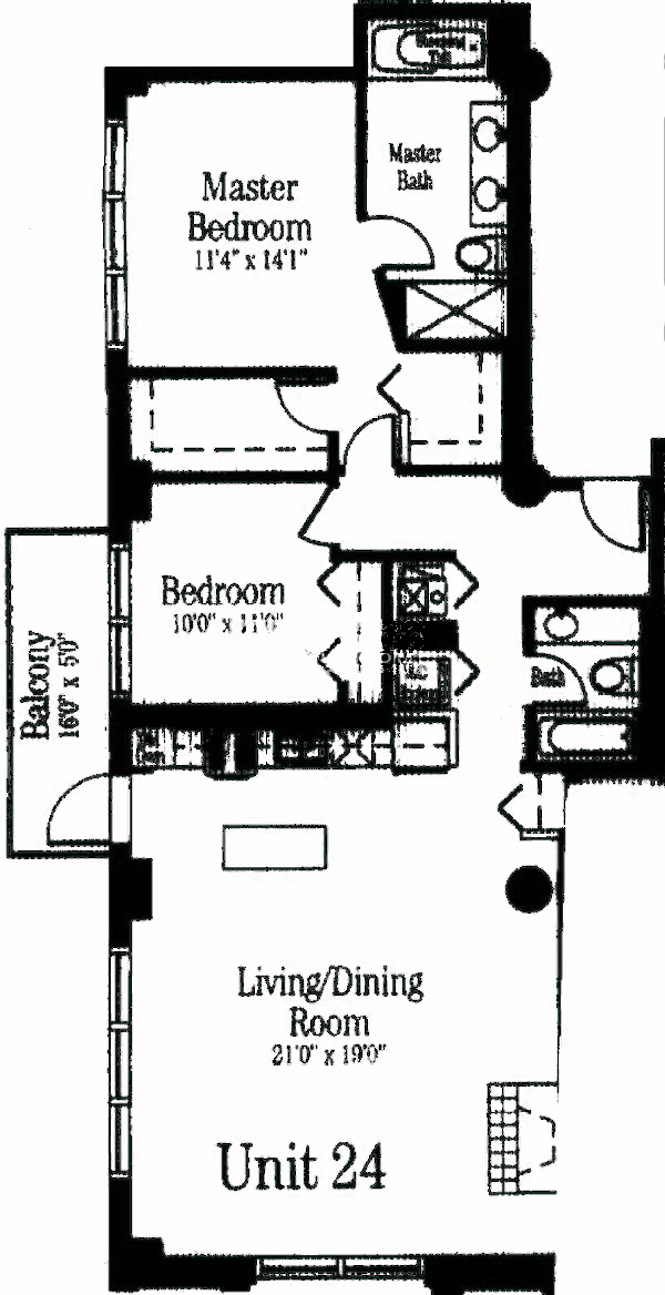 720 N Larrabee Floorplan - 24 Tier