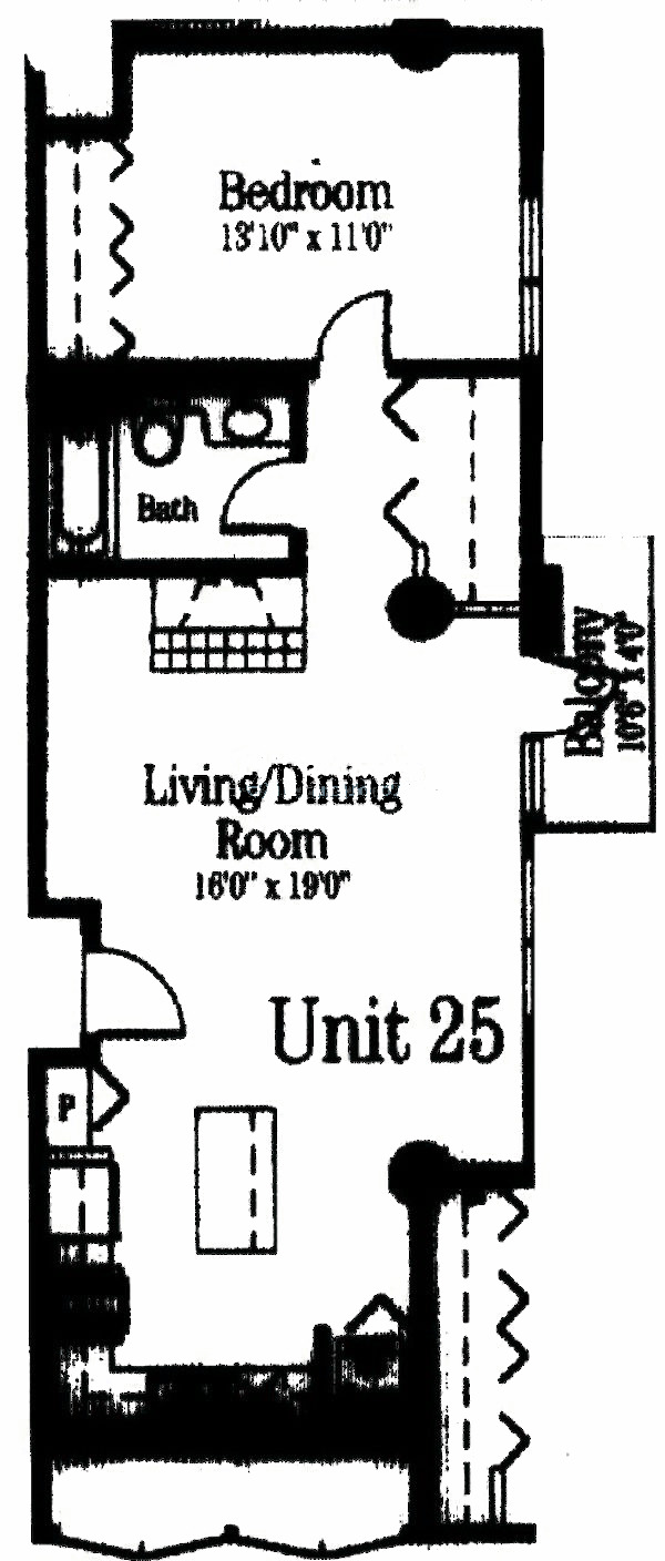 720 N Larrabee Floorplan - 25 Tier