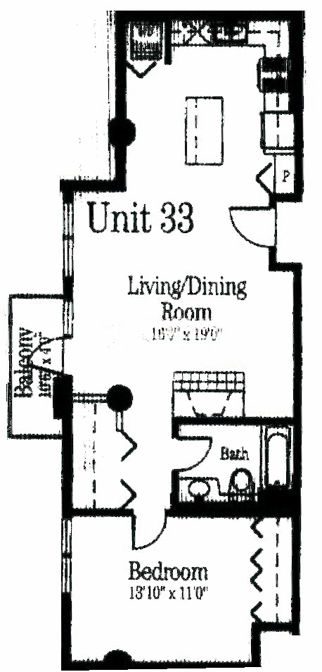 720 N Larrabee Floorplan - 33 Tier*