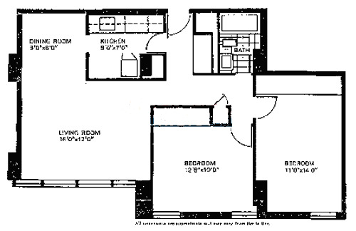 3950 N Lake Shore Floorplan - 01,03,07,09,21,23,27,29 Tiers