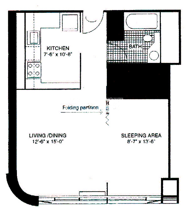 400 E Ohio Floorplan - 11 Tier