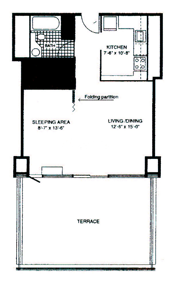 400 E Ohio Floorplan - 12 Tier*