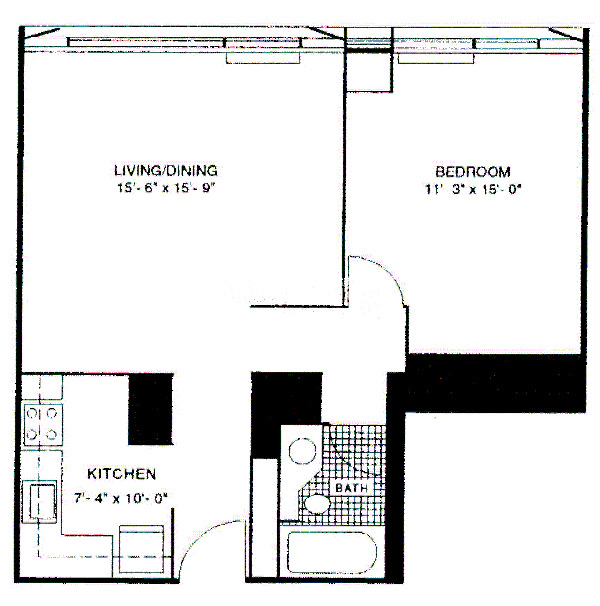 400 E Ohio Floorplan - 01 Tier