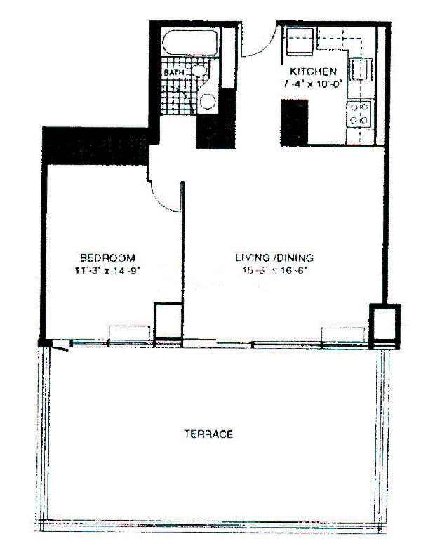 400 E Ohio Floorplan - 17 Tier*