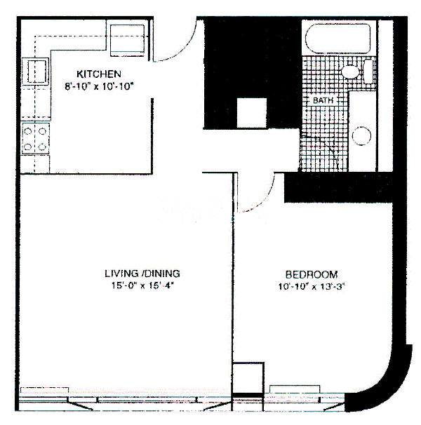 400 E Ohio Floorplan - 19 Tier