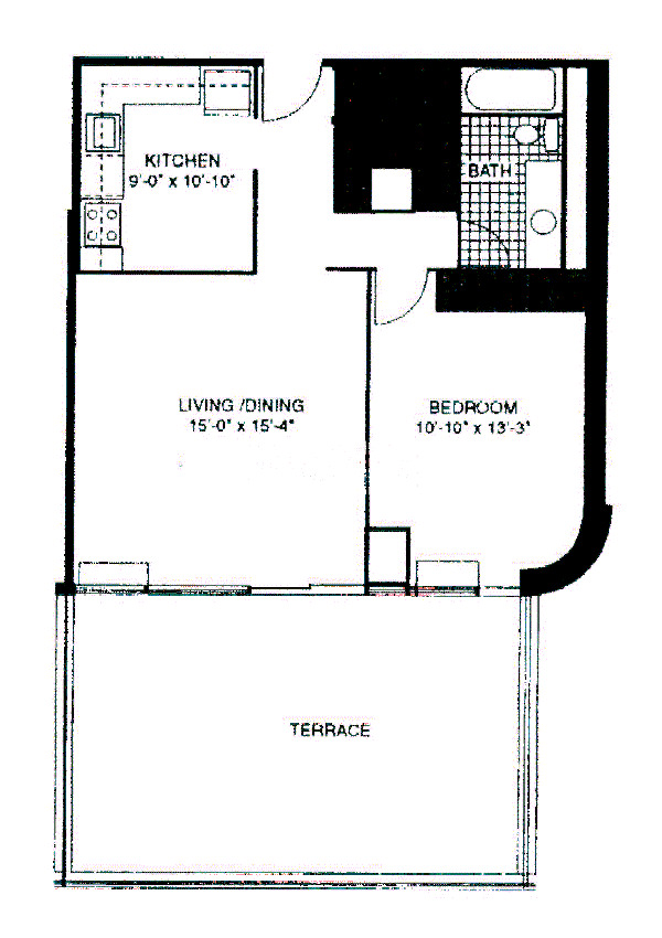 400 E Ohio Floorplan - 19 Tier*