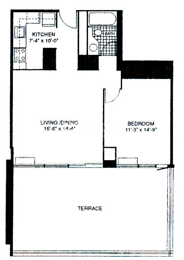 400 E Ohio Floorplan - 16 Tier*