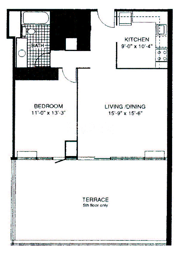 400 E Ohio Floorplan - 14 Tier*