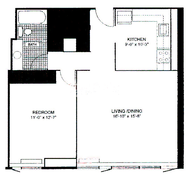 400 E Ohio Floorplan - 10 Tier*