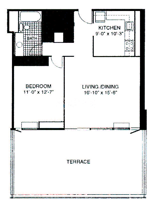 400 E Ohio Floorplan - 10 Tier*