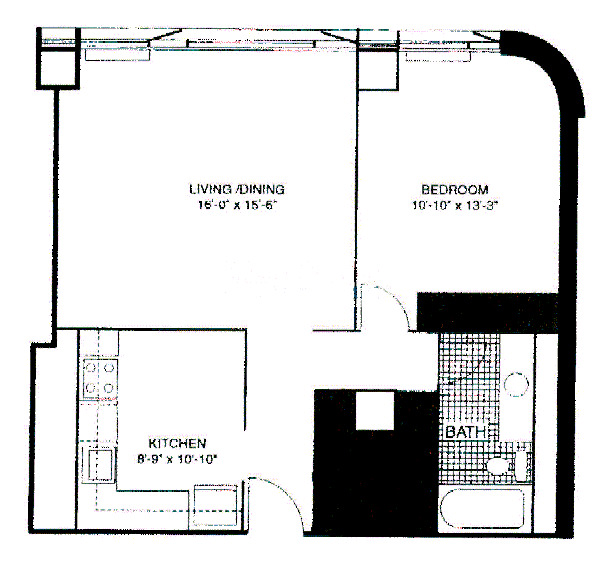 400 E Ohio Floorplan - 22 Tier