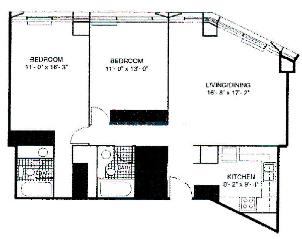 400 E Ohio Floorplan - 03 Tier