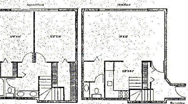 1221 N Dearborn Floorplan - Two Bedroom