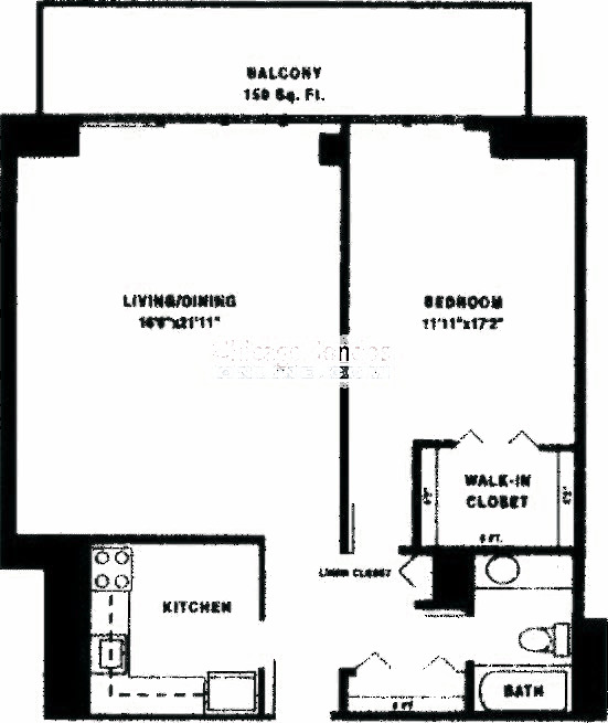 10 E Ontario Floorplan - The LaSalle (B3, B9) Tiers