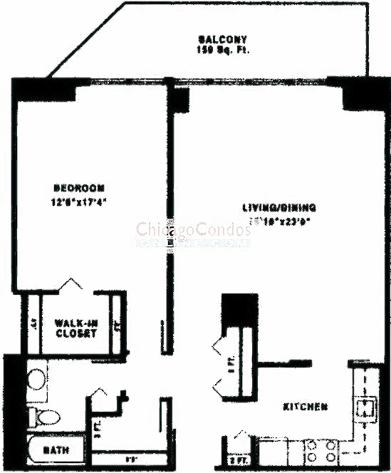 10 E Ontario Floorplan - The Madison (C3, C7) Tiers*