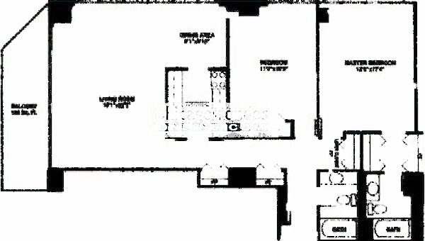 10 E Ontario Floorplan - The Windsor (D2, D6) Tiers