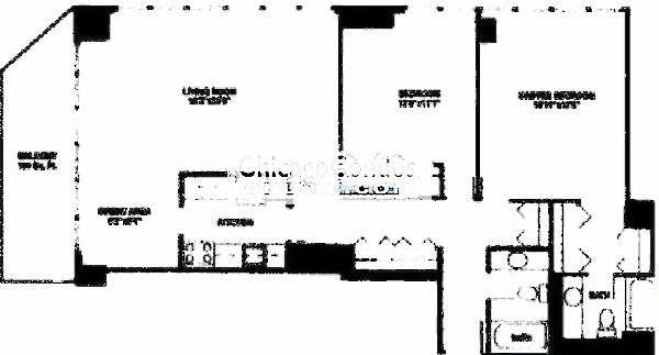 10 E Ontario Floorplan - The Metropolitan (D4, D8) Tiers