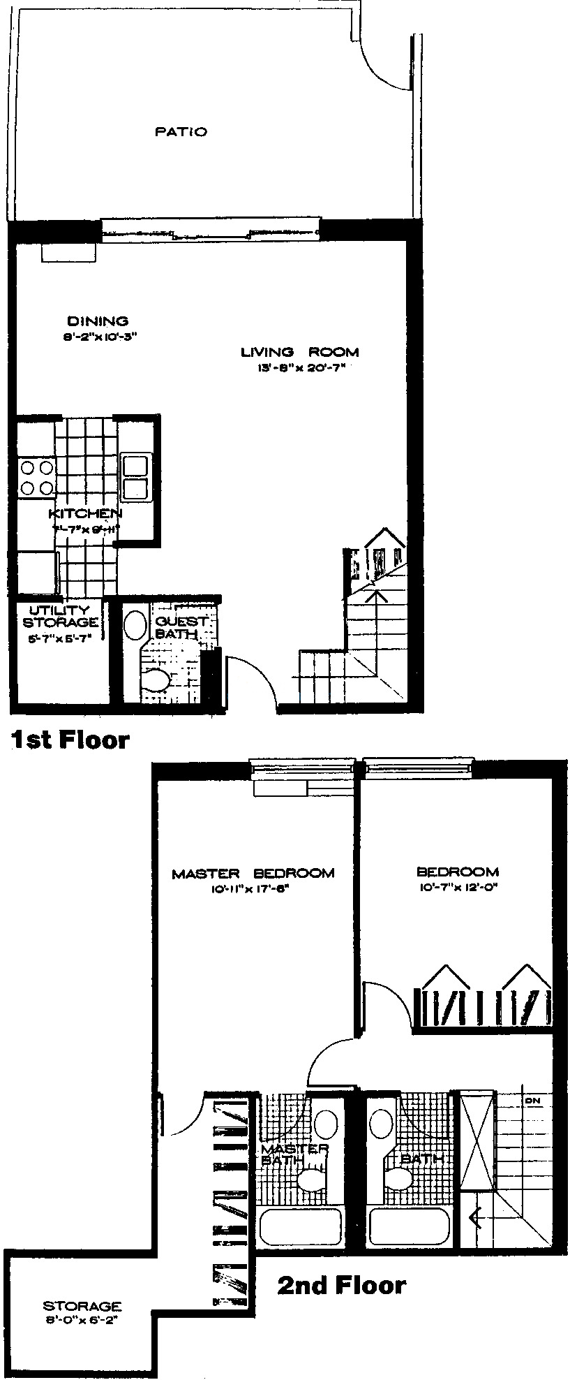 1115 S Plymouth Ct Floorplan - 103, 105, 107, 109, 118, 120, 122, 124 Tiers