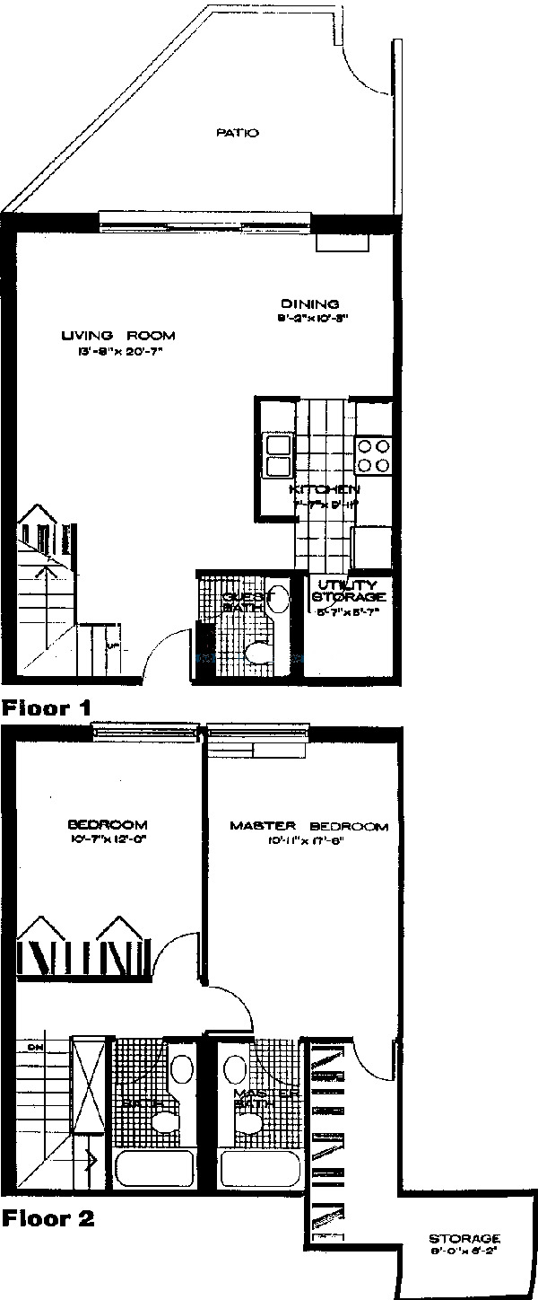 1115 S Plymouth Ct Floorplan - 112 Tier*