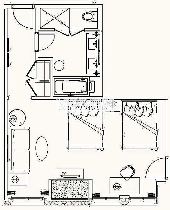 11 E Walton Floorplan - Suite 06 Tier*