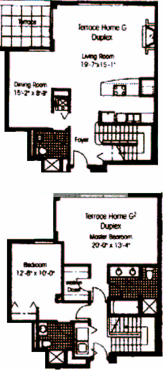130 S Canal Floorplan - Terrace Home Duplex G Tier*