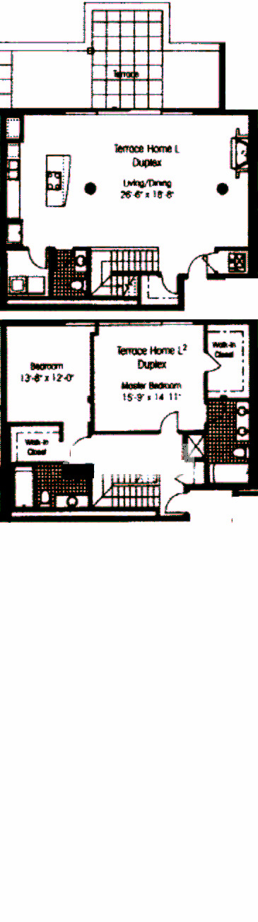 130 S Canal Floorplan - Terrace Home Duplex L Tier*