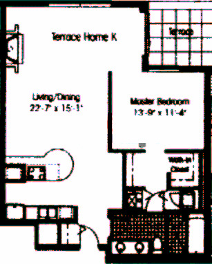 130 S Canal Floorplan - Terrace Home K Tier*