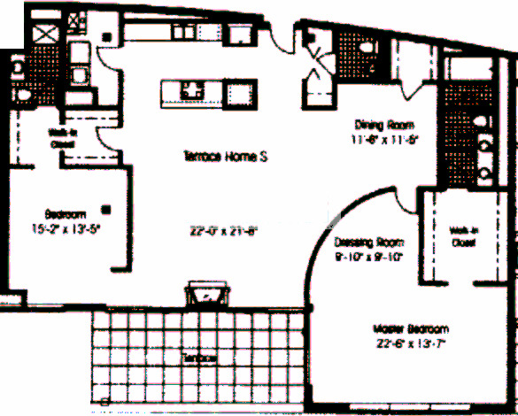130 S Canal Floorplan - Terrace Homes S & T Tier*