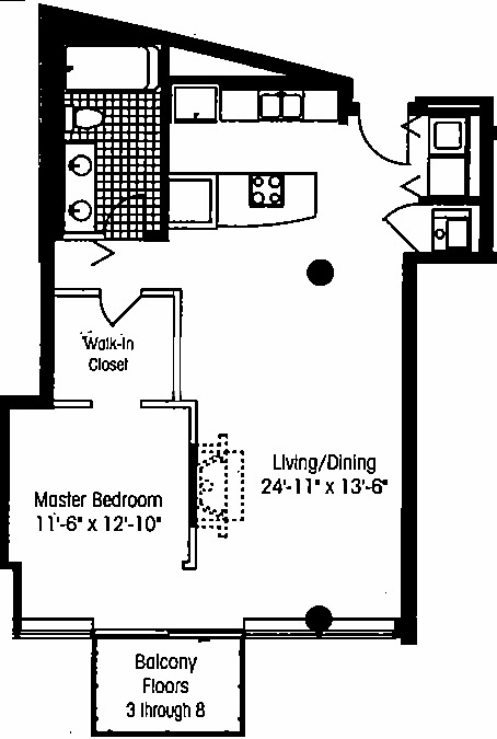 130 S Canal Floorplan - 21 Tier