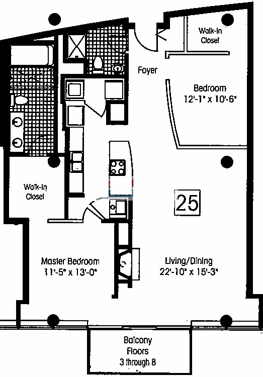 130 S Canal Floorplan - 25 Tier*