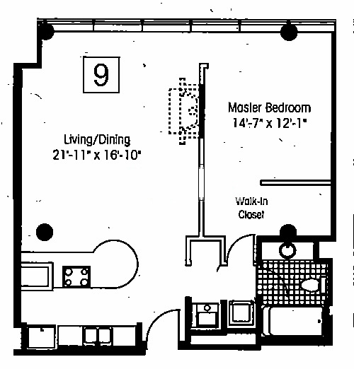 130 S Canal Floorplan - 09 & 12 Tiers