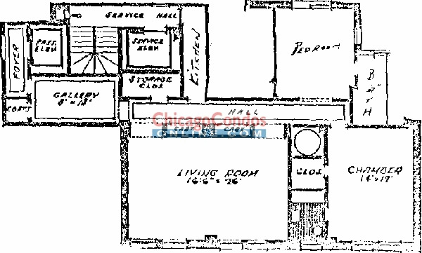1448 N Lake Shore Drive Floorplan - B Tier