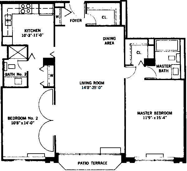 1450 N Astor St Floorplan - BC Tier