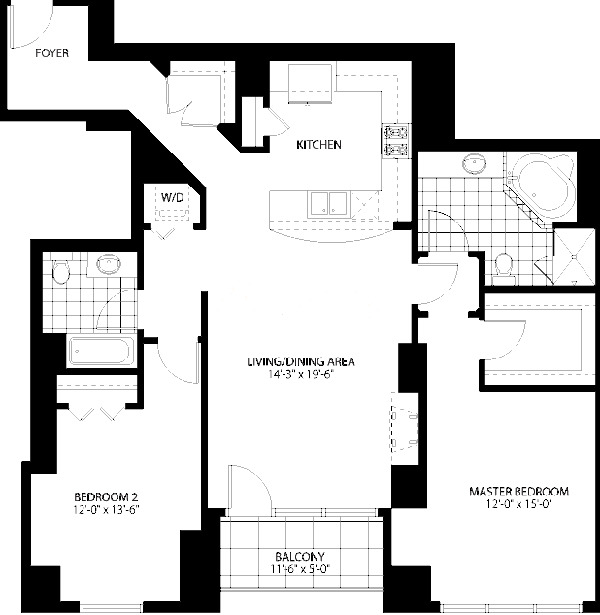 160 E Illinois St Floorplan - 01 Tier