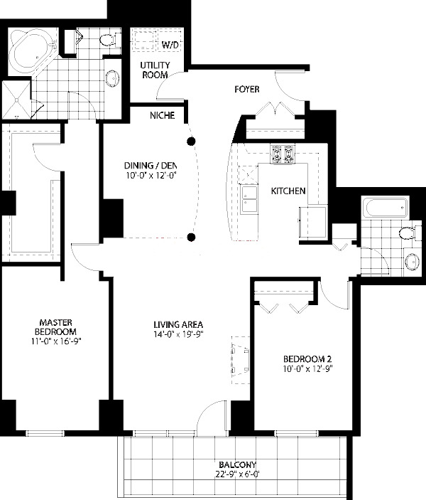160 E Illinois St Floorplan - 02 Tier*